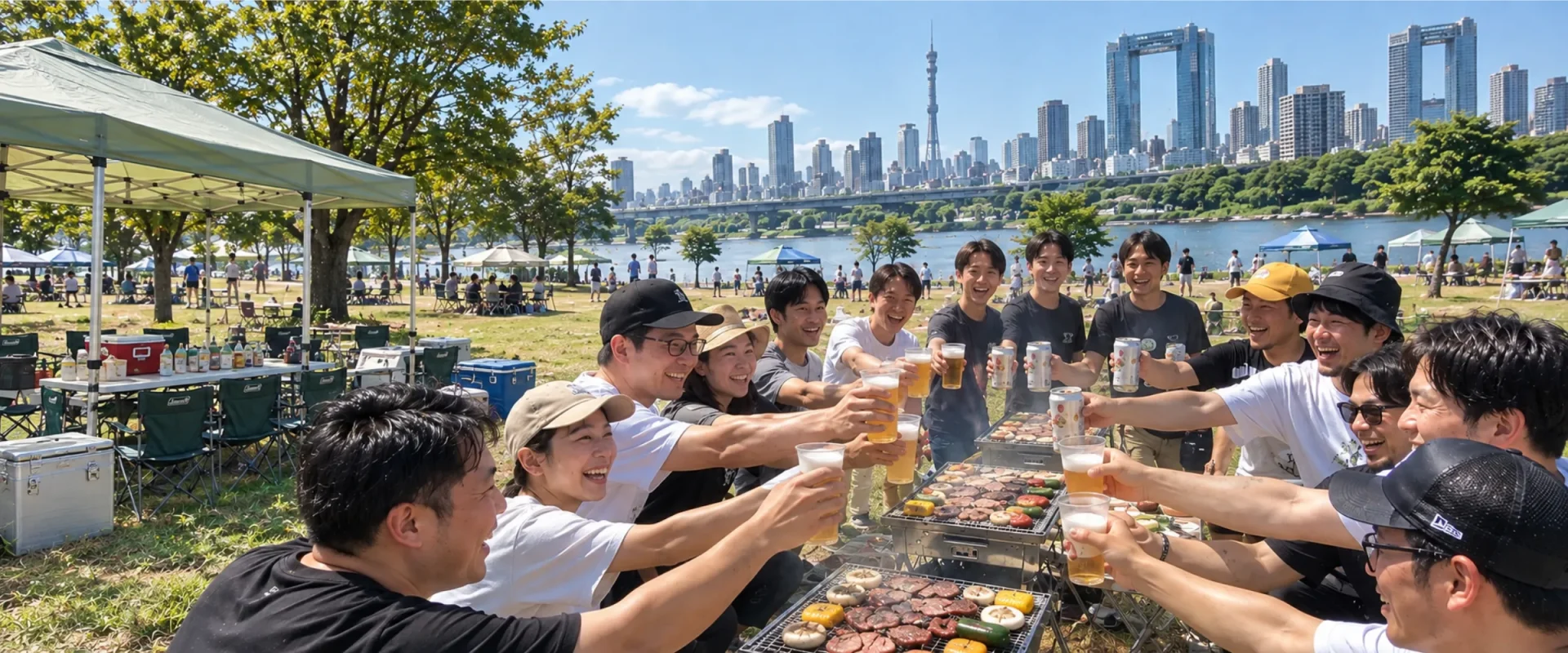 大阪で楽しむBBQレンタルのイメージ