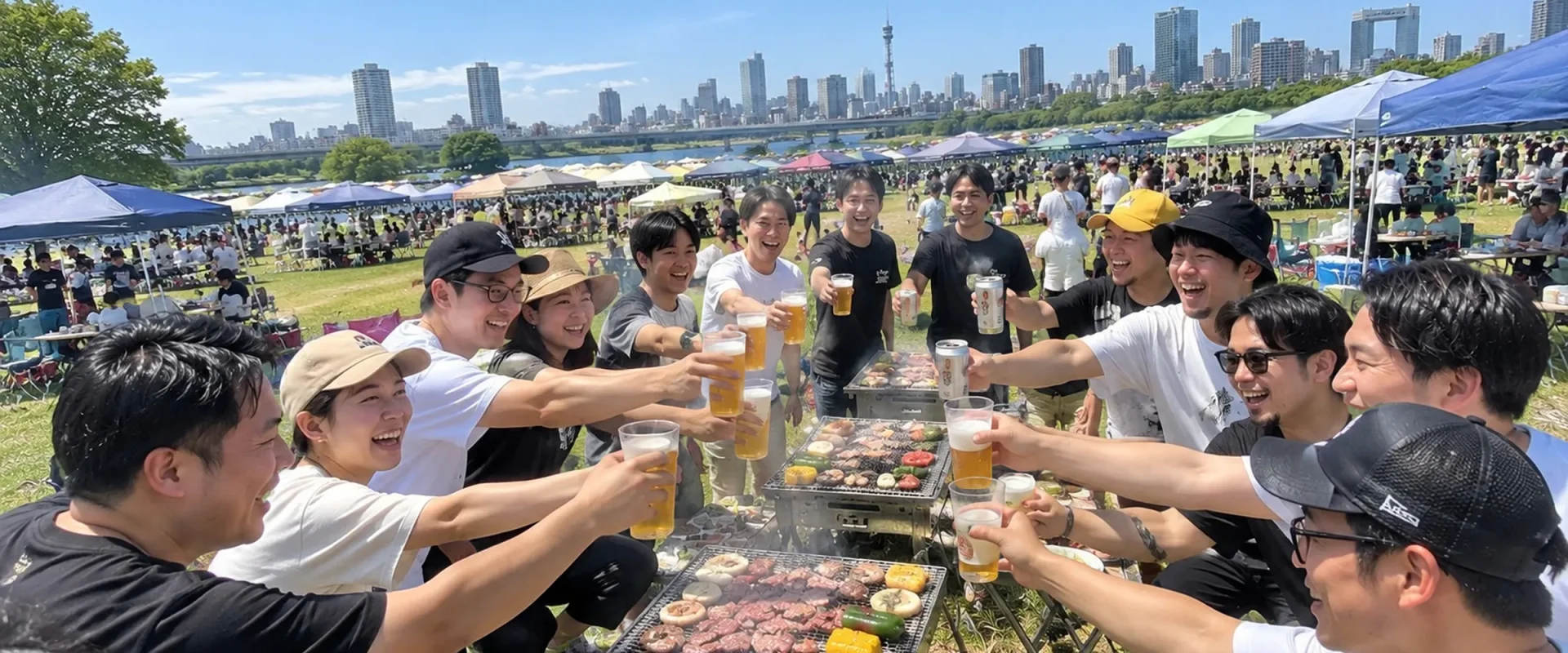 大阪で楽しむBBQレンタルのイメージ